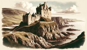 historical castles in scotland - ancient ruins
