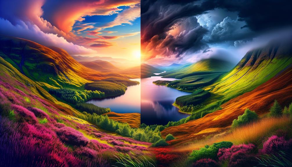 ideal seasons for scottish highlands